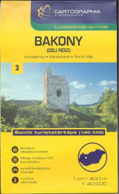 *Bakony (déli rész) turistatérkép (1:40 000) /Turistatérkép-sorozat