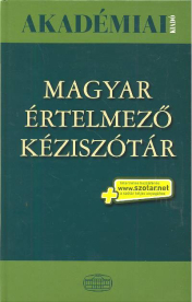 *Magyar értelmező kéziszótár /Kartonált + net