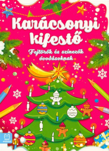 Karácsonyi kifestő /Fejtörők és színezők óvodásoknak §k