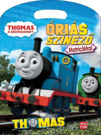 Thomas, a gőzmozdony - Óriás színező matricákkal