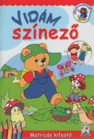 Vidám színező - Kifestő matricákkal