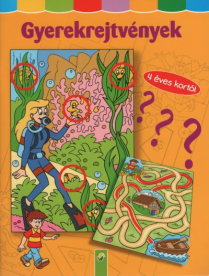 Gyerekrejtvények - 4 éves kortól (narancs)