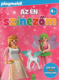 Playmobil: Az én színezőm - Sok-sok színes matricával (rózsaszín)