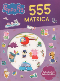 555 matrica: Peppa malac - Szórakoztató feladatokkal