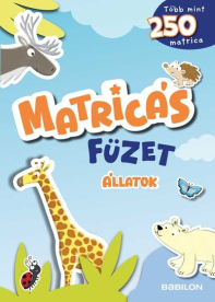 Matricás füzet - Állatok - Több mint 250 matricával