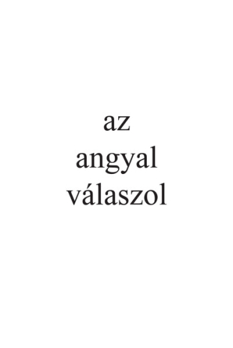 az angyal válaszol (új kiadás)