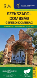 Szekszárdi-dombság, Geresdi-dombság turista-és kerékpáros térkép (új kiadás)